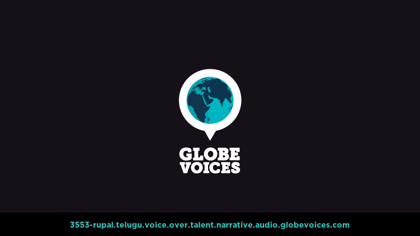 Telugu voice over talent artist actor - 3553-Rupal narrative