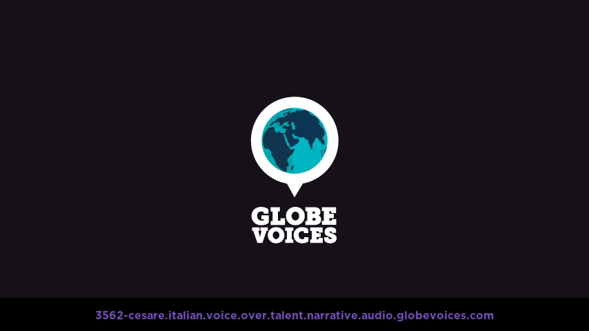 Italian voice over talent artist actor - 3562-Cesare narrative