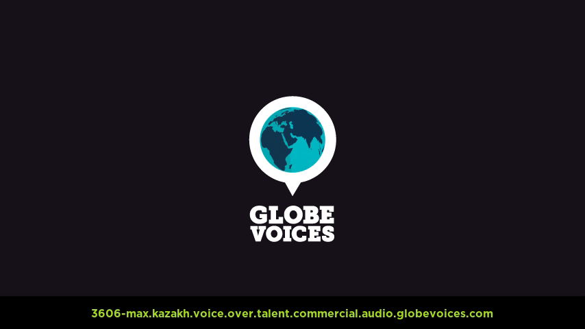 Kazakh voice over talent artist actor - 3606-Max commercial