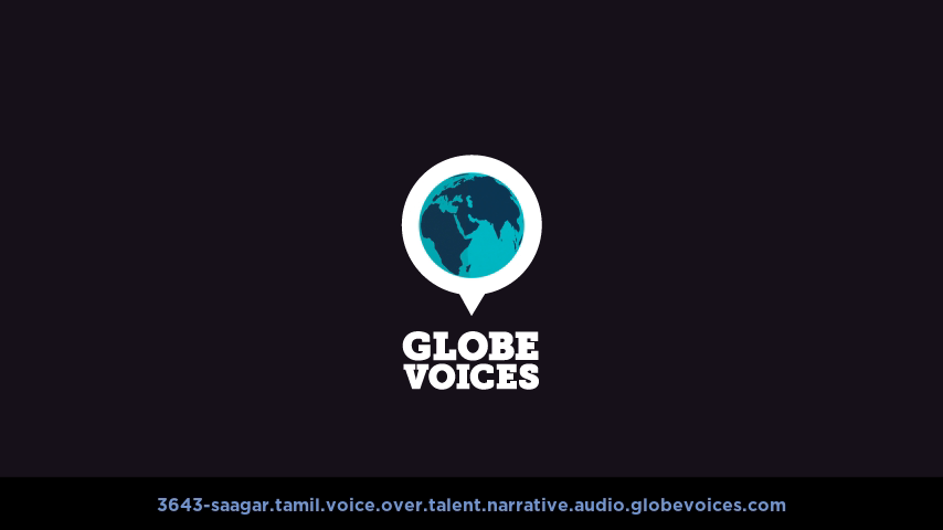 Tamil voice over talent artist actor - 3643-Saagar narrative