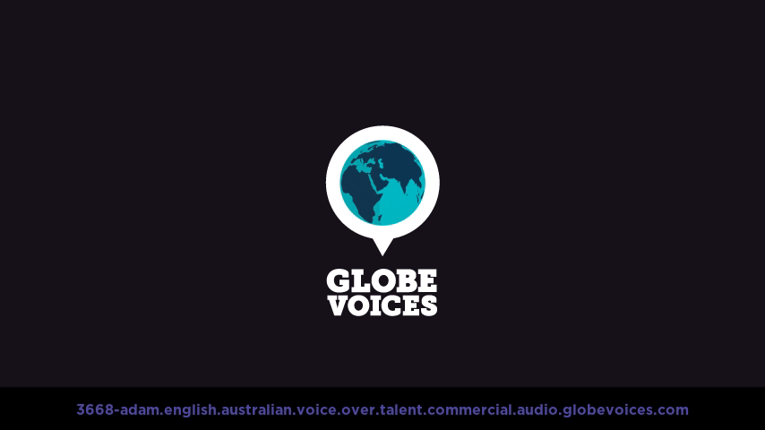 English (Australian) voice over talent artist actor - 3668-Adam commercial