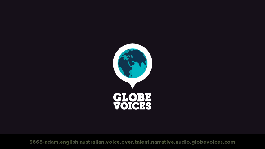 English (Australian) voice over talent artist actor - 3668-Adam narrative