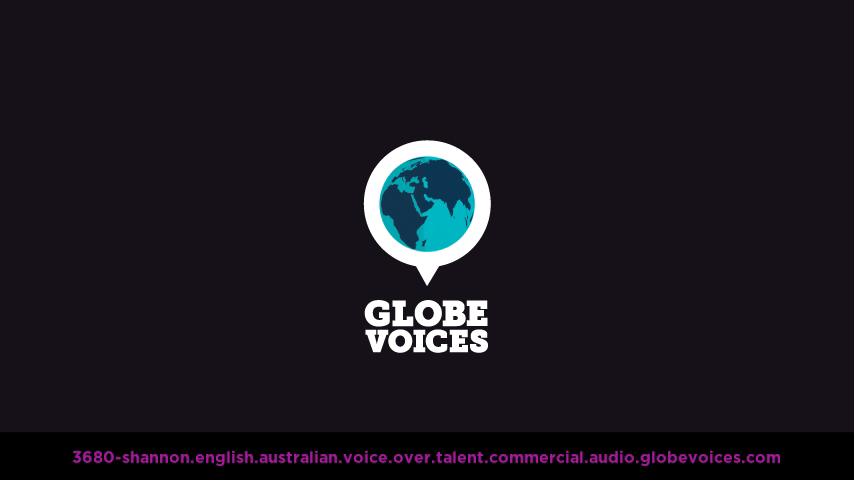 English (Australian) voice over talent artist actor - 3680-Shannon commercial