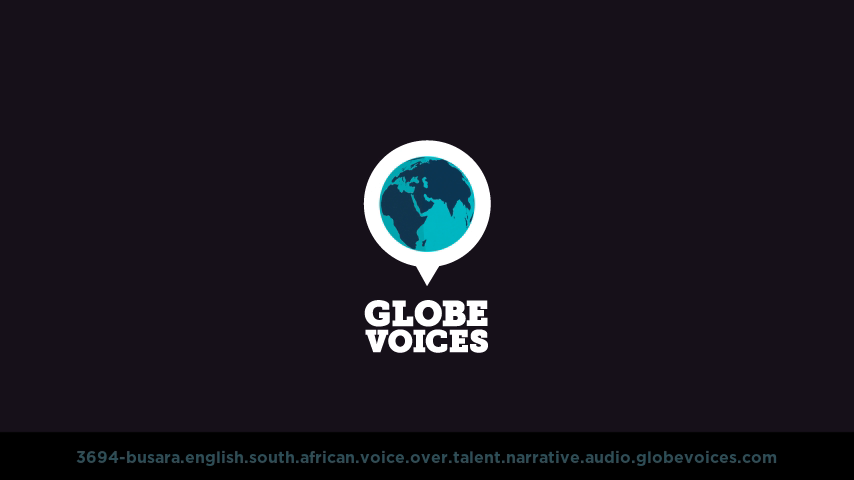 English (South African) voice over talent artist actor - 3694-Busara narrative