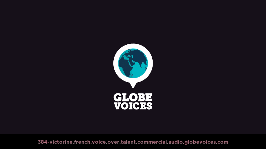 French voice over talent artist actor - 384-Victorine commercial