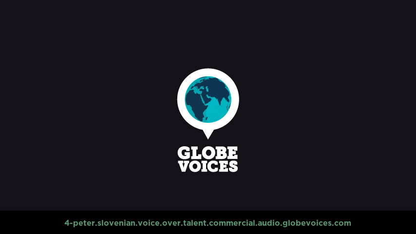 Slovenian voice over talent artist actor - 4-Peter commercial