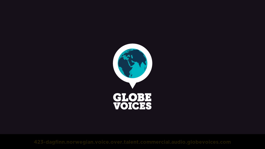 Norwegian voice over talent artist actor - 423-Dagfinn commercial