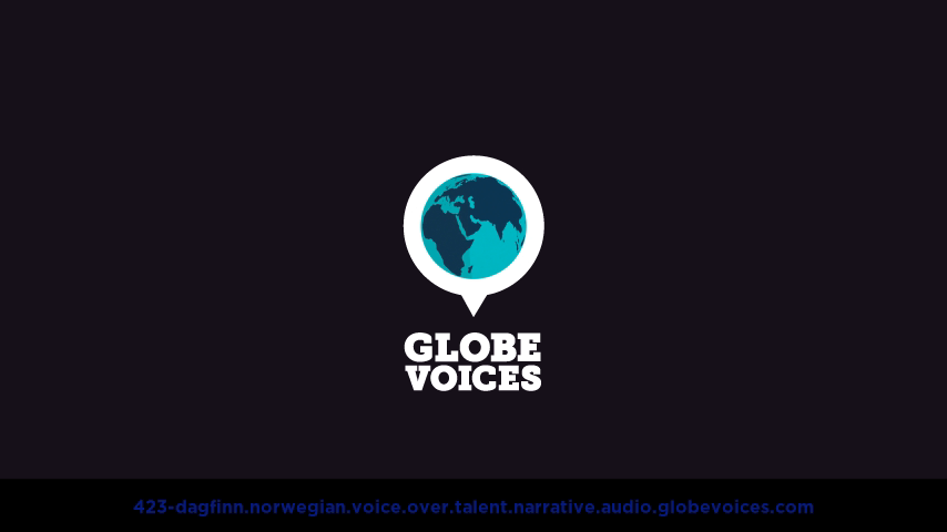 Norwegian voice over talent artist actor - 423-Dagfinn narrative
