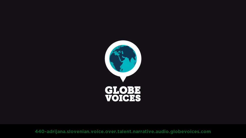 Slovenian voice over talent artist actor - 440-Adrijana narrative