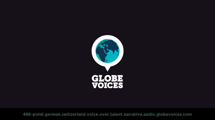 German (Switzerland) voice over talent artist actor - 486-Poldi narrative