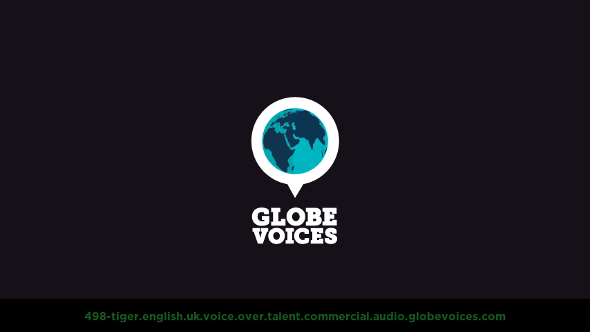 British voice over talent artist actor - 498-Tiger commercial