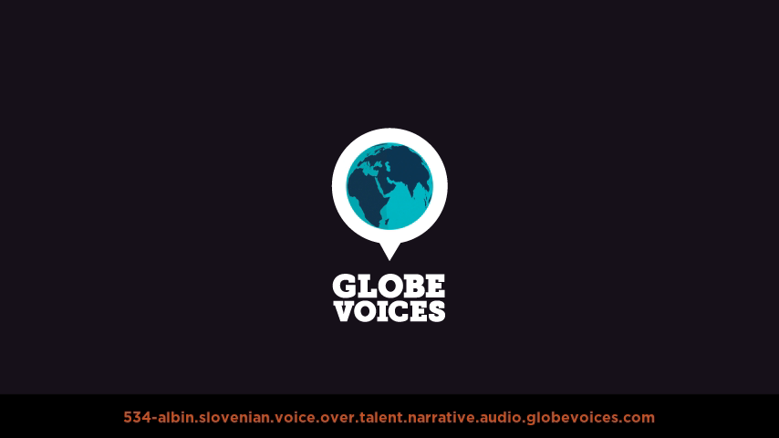 Slovenian voice over talent artist actor - 534-Albin narrative