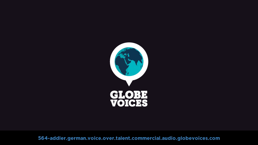 German voice over talent artist actor - 564-Addler commercial