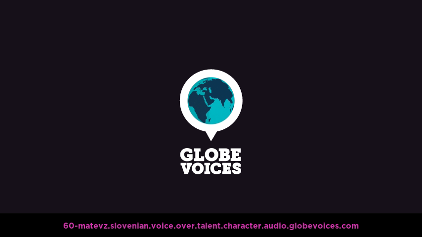 Slovenian voice over talent artist actor - 60-Matevz character