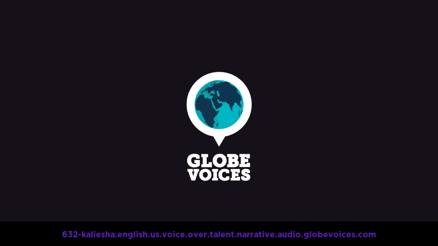 English (American) voice over talent artist actor - 632-Kaliesha narrative