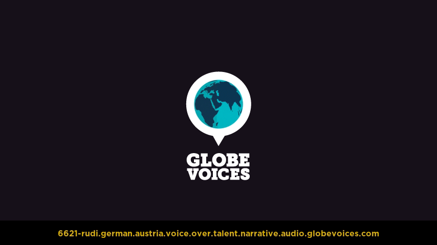 German (Austrian) voice over talent artist actor - 6621-Rudi narrative