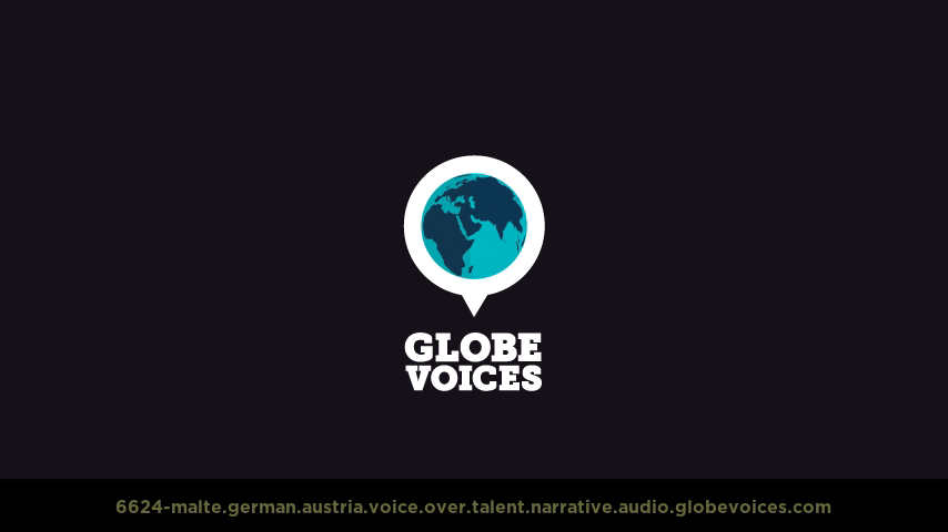 German (Austrian) voice over talent artist actor - 6624-Malte narrative