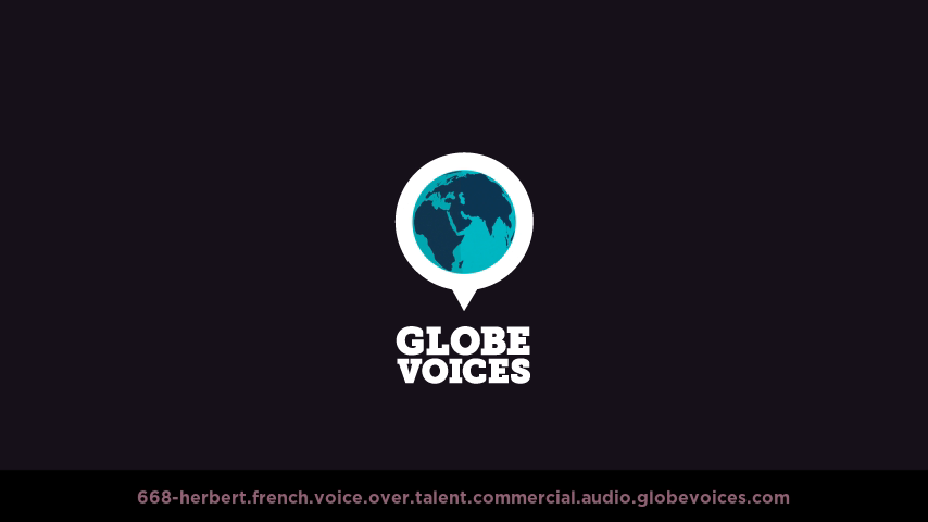 French voice over talent artist actor - 668-Herbert commercial