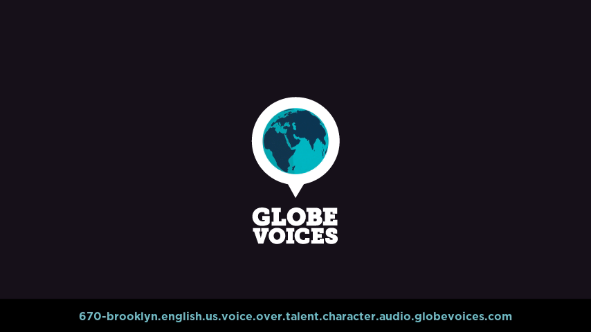 English (American) voice over talent artist actor - 670-Brooklyn character