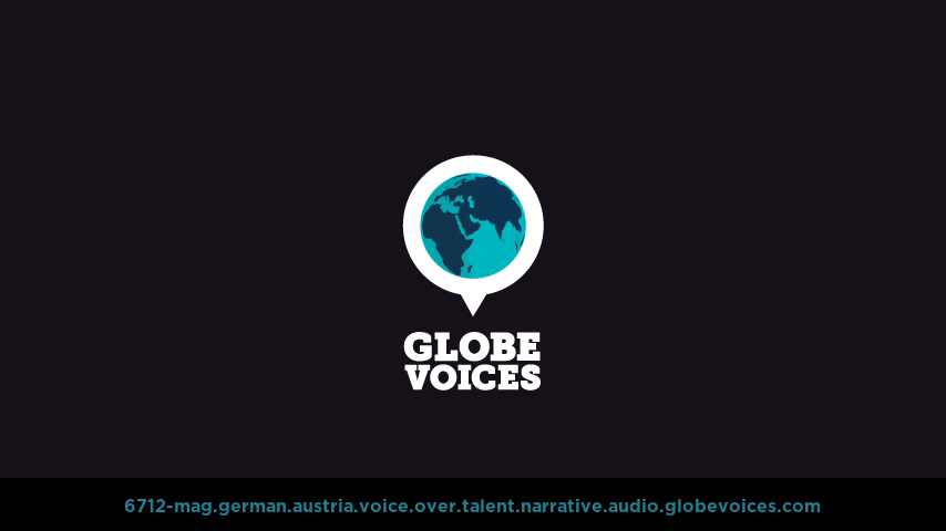 German (Austrian) voice over talent artist actor - 6712-Mag narrative