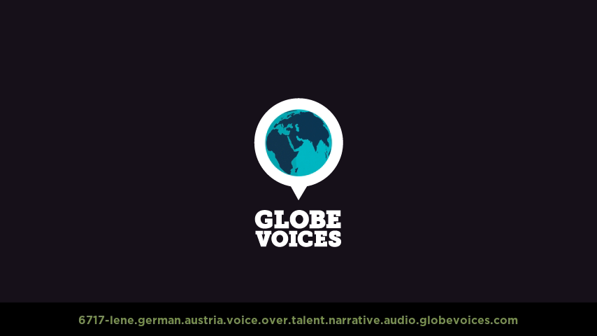German (Austrian) voice over talent artist actor - 6717-Lene narrative