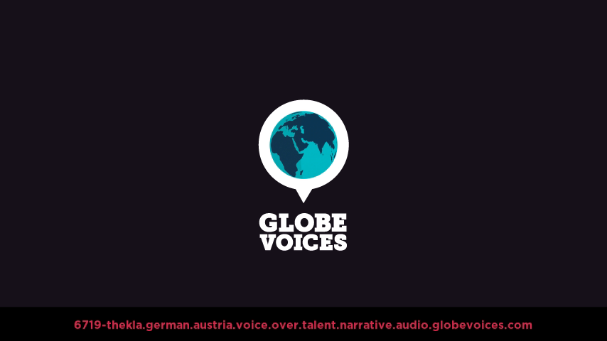 German (Austrian) voice over talent artist actor - 6719-Thekla narrative