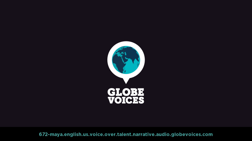 English (American) voice over talent artist actor - 672-Maya narrative