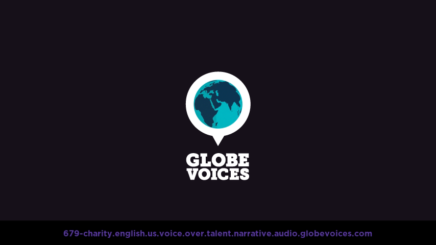 English (American) voice over talent artist actor - 679-Charity narrative