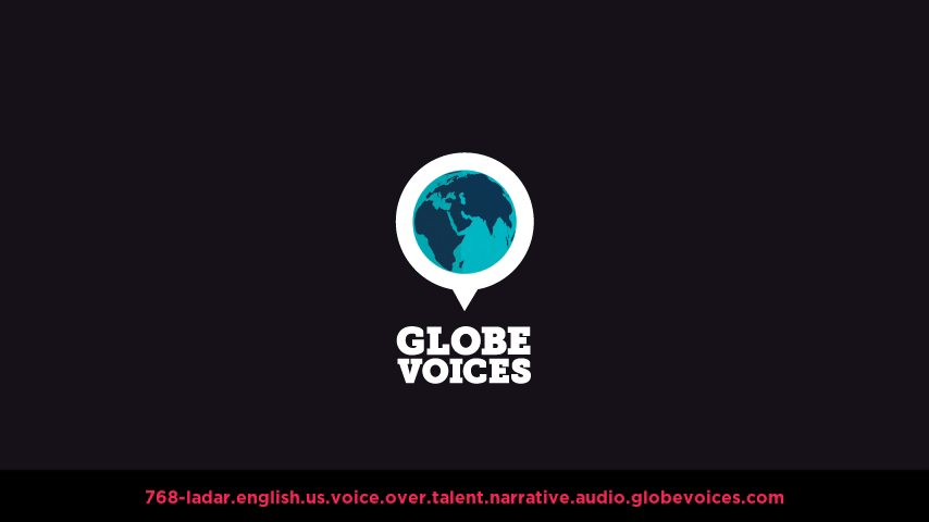 English (American) voice over talent artist actor - 768-Ladar narrative