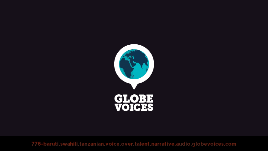 Swahili (Tanzanian) voice over talent artist actor - 776-Baruti narrative
