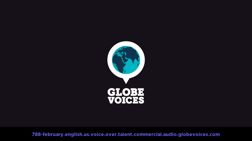 English (American) voice over talent artist actor - 788-February commercial