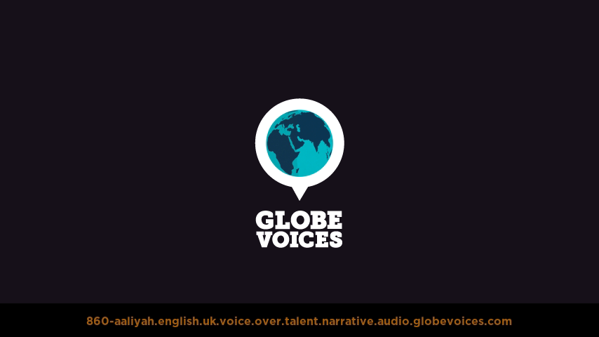 British voice over talent artist actor - 860-Aaliyah narrative