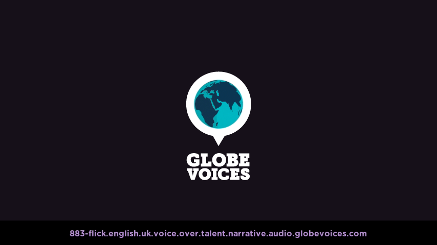 British voice over talent artist actor - 883-Flick narrative