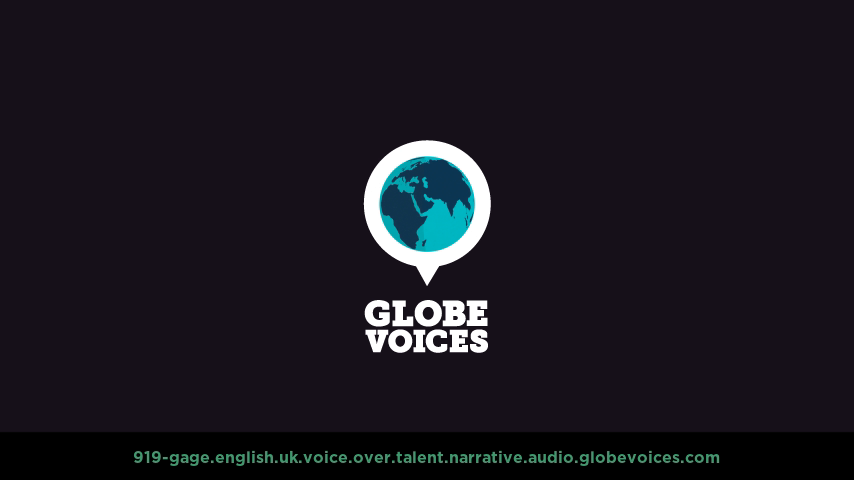 British voice over talent artist actor - 919-Gage narrative