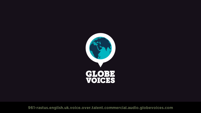 British voice over talent artist actor - 961-Rastus commercial