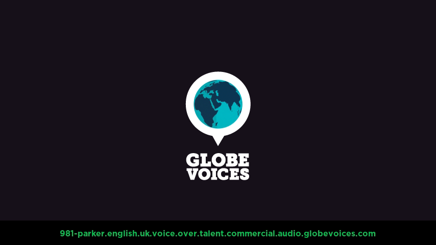 British voice over talent artist actor - 981-Parker commercial